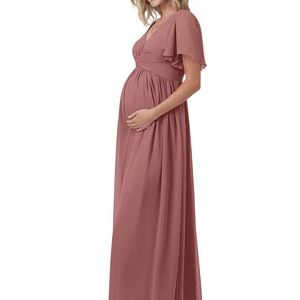 Dusty Rose Verna Azazie Maternity Dress